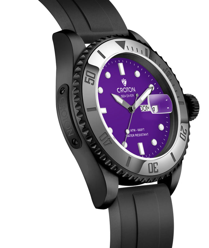 Sea Diver Black/Purple/Black |  Dial