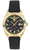 DATE SUPERLATIVE GENT 42MM Black / Leather Black Dial