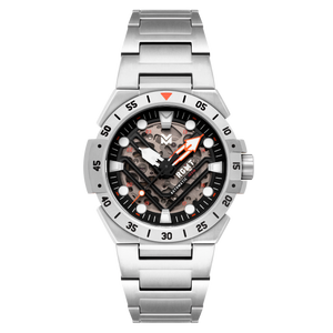 Himars Skeleton Automatic Black / Stainless Steel Stainless Steel | Black Dial