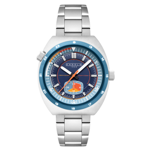 Giulia Meca-Quartz Blue / Stainless Steel | Blue Dial