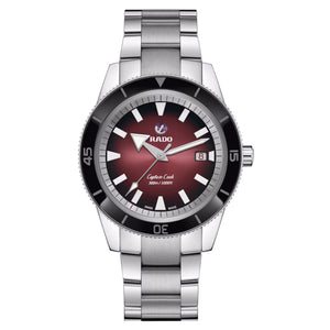 Captain Cook Automatic Red Gradient Dial / Stainless Steel Bracelet