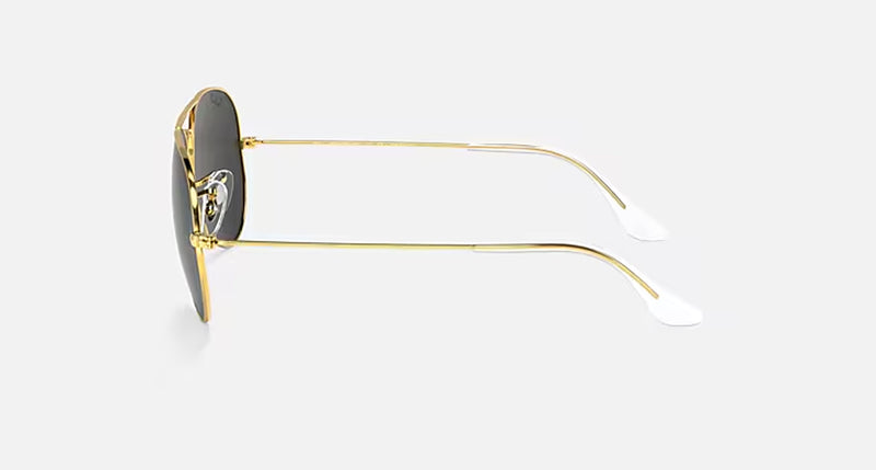 AVIATOR CLASSIC MENS / POLISHED GOLD - BLACK |  Dial