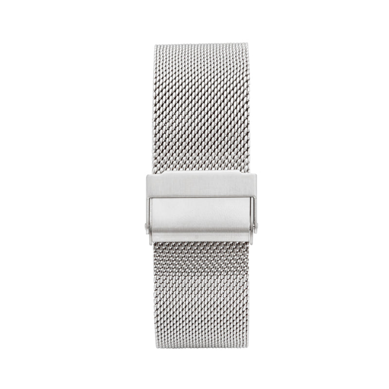 Mesh Band for Apple Watch Series 9/8/7/6/5/4/3/2/1/SE Silver (38mm | 40mm | 41mm) |  Dial