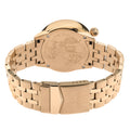 Wallabout Gevril Swiss Made Automatic Solar compass  Rose Gold tone watch | Silver Dial