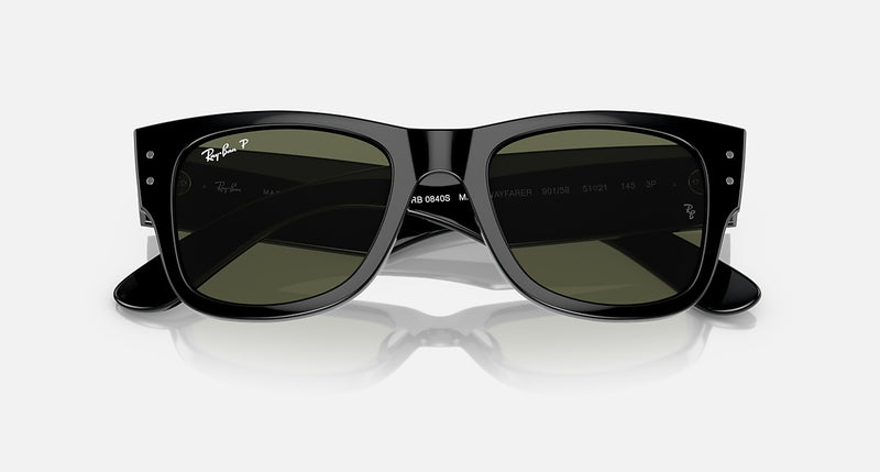 MEGA WAYFARER UNISEX Black / Green Polar |  Dial