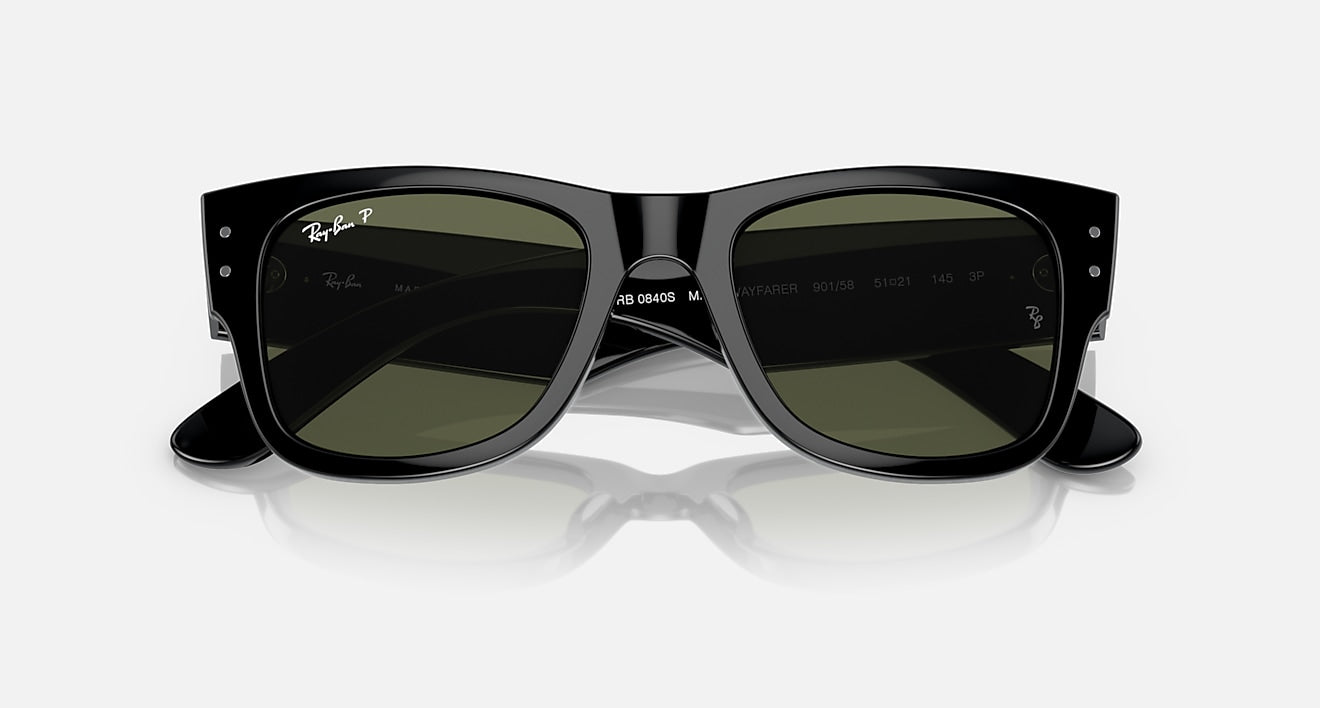 MEGA WAYFARER UNISEX Black / Green Polar |  Dial