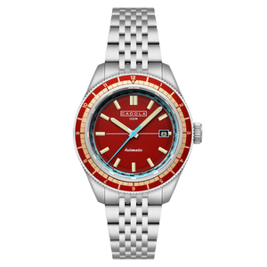 Ahrens Automatic Red / Stainless Steel | Red Dial