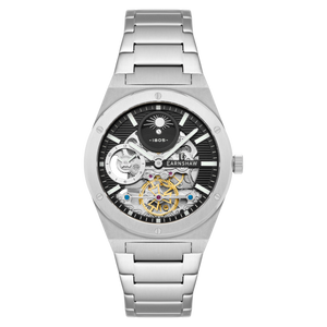 Drake Dual Time Automatic Black / Stainless Steel Black Dial