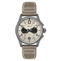 Lock Chronograph Cream / Leather | Cream Dial