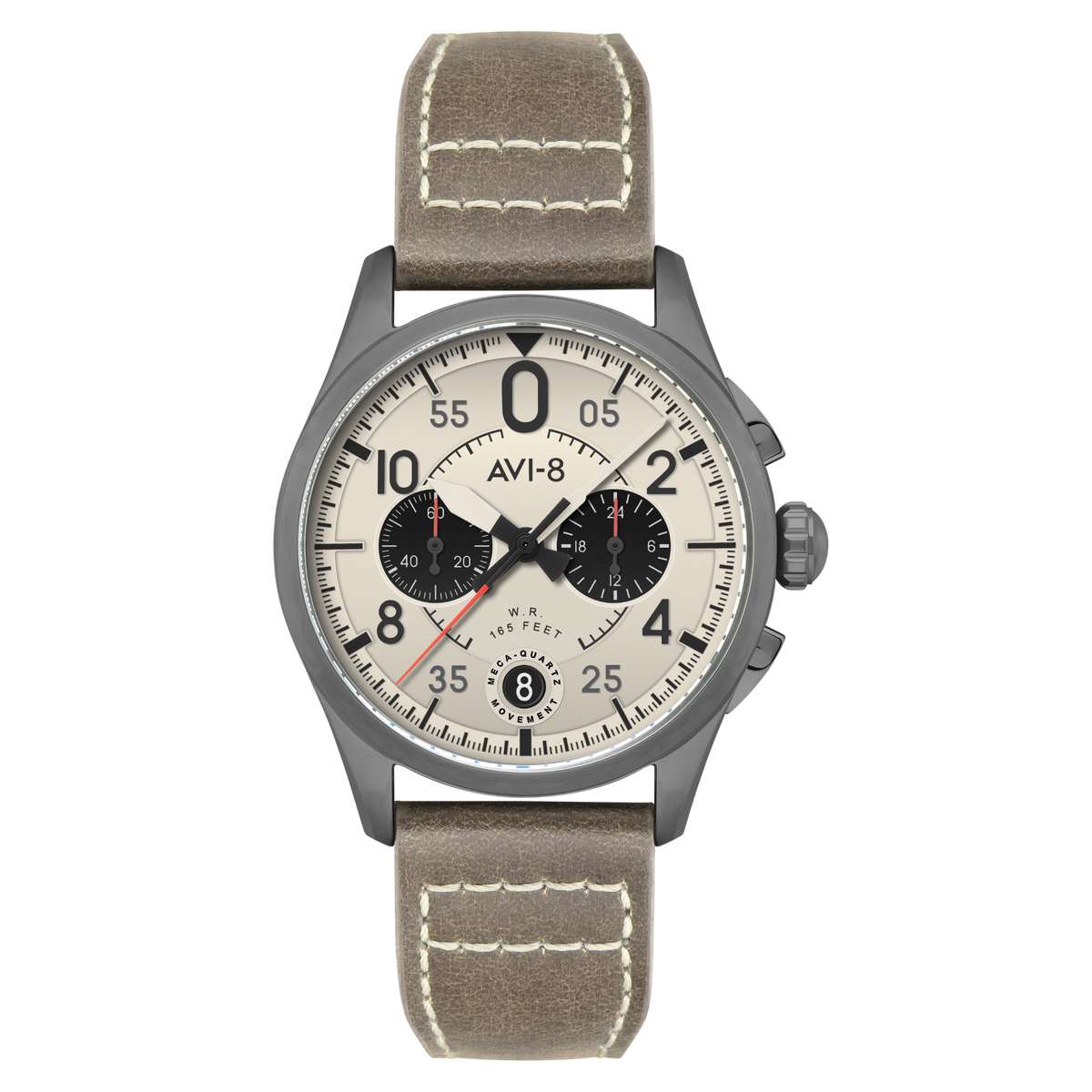 Lock Chronograph Cream / Leather | Cream Dial