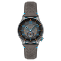 Hawker Typhoon Baldwin Automatic Grey / Gray Leather | Grey Dial