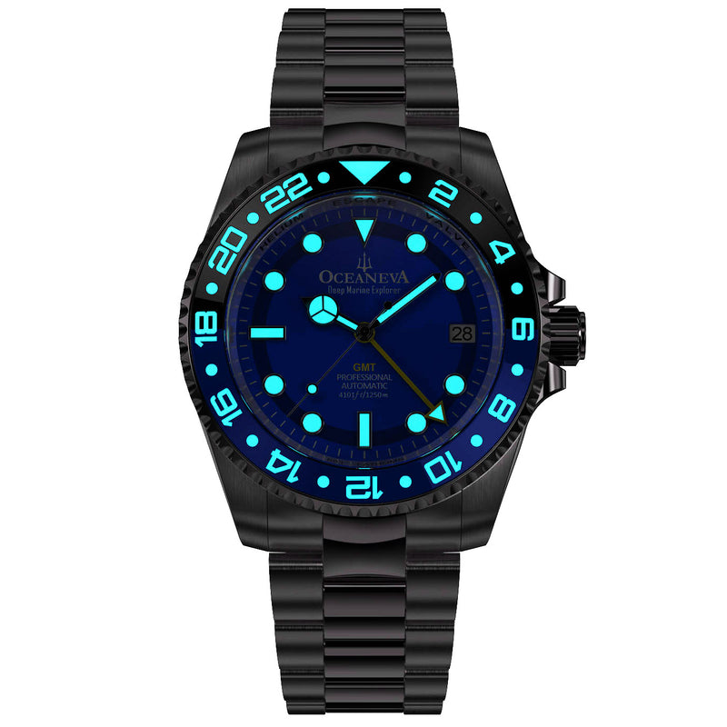 Deep Marine Explorer II GMT – Blue Dial