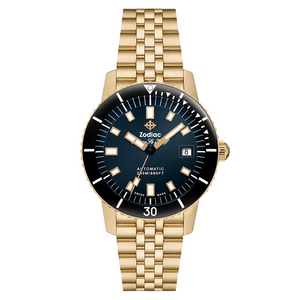 Super Sea Wolf Compression Stainless Steel 18K Gold-Plated Watch