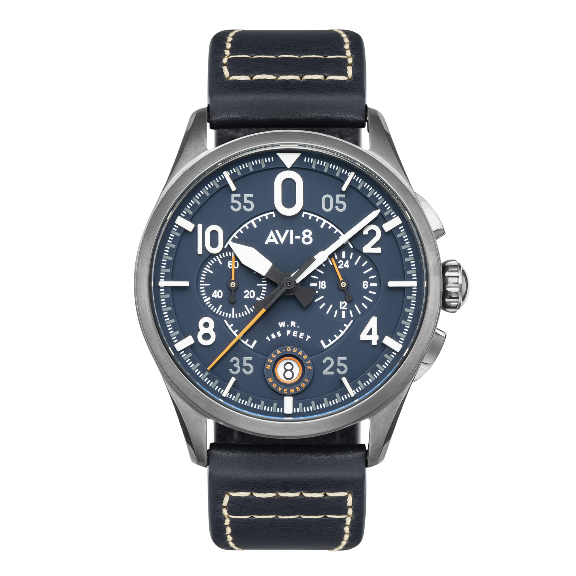 Spitfire Chronograph Blue / Leather | Blue Dial