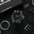 Dive SS/BKSS 3PC RUBBER (WW194007SS-0130) | Black Dial