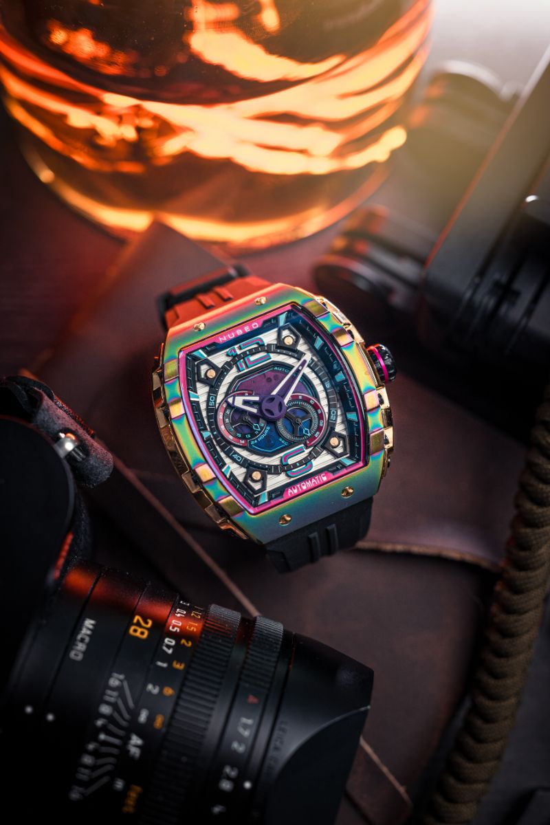 Magellan 24H Automatic Rainbow / Rubber | White Dial