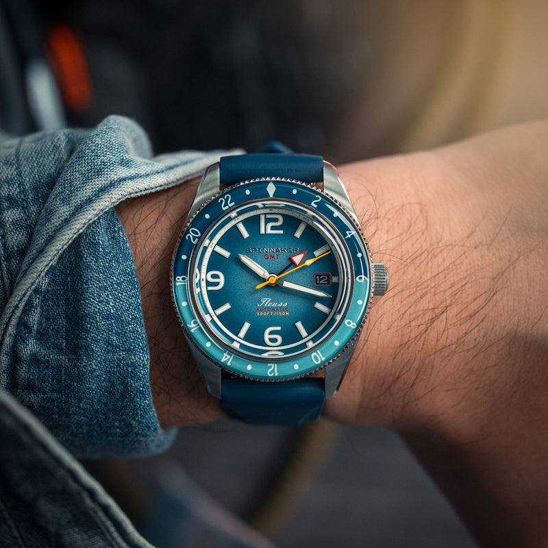 Fleuss GMT Automatic Blue/Stainless Steel | Blue Dial