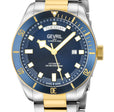 Yorkville-Diver Gevril Yorkville Sellita SW240 Swiss Automatic Diver Watch, SS Case, Blue/IPYG bezel, Blue Dial | Blue Dial