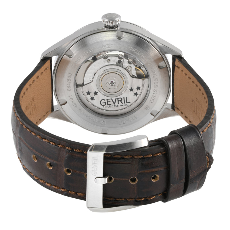 Empire Swiss made Automatic ETA 2895, 316L Case, White Dial, second subdials | White Dial