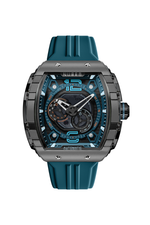 Magellan 24H Automatic Grey / Rubber | Gray Dial