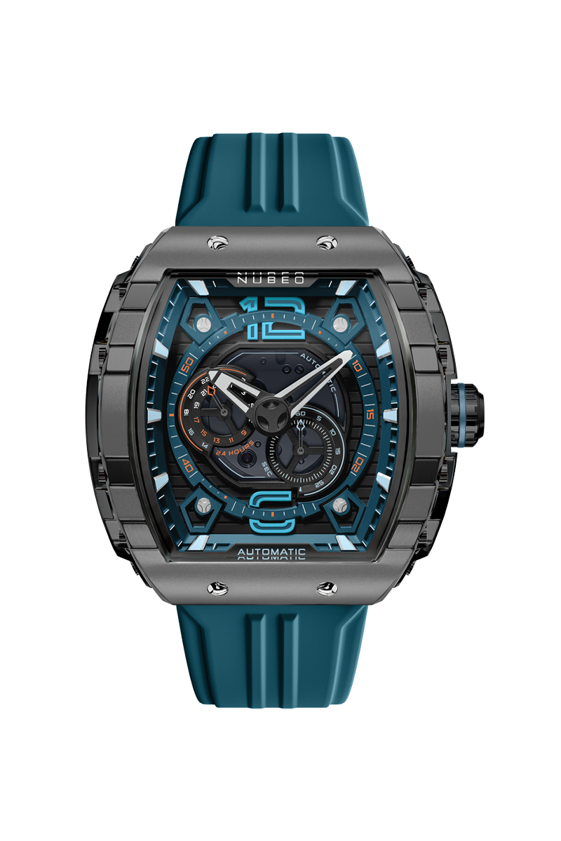 Magellan 24H Automatic Grey / Rubber | Gray Dial