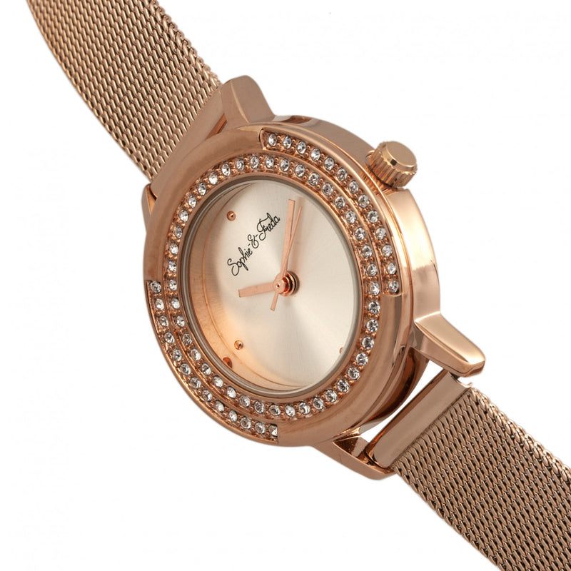 Cambridge w/ Swarovski Crystals Rose Gold | Silver Dial
