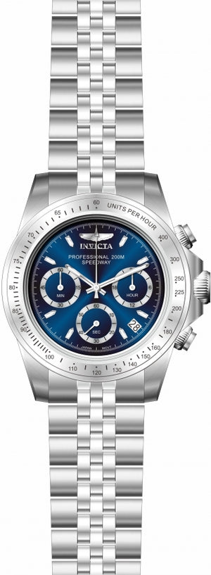 Speedway Chronograph Blue Dial / Silver Stainless Steel Bracelet Blue Dial