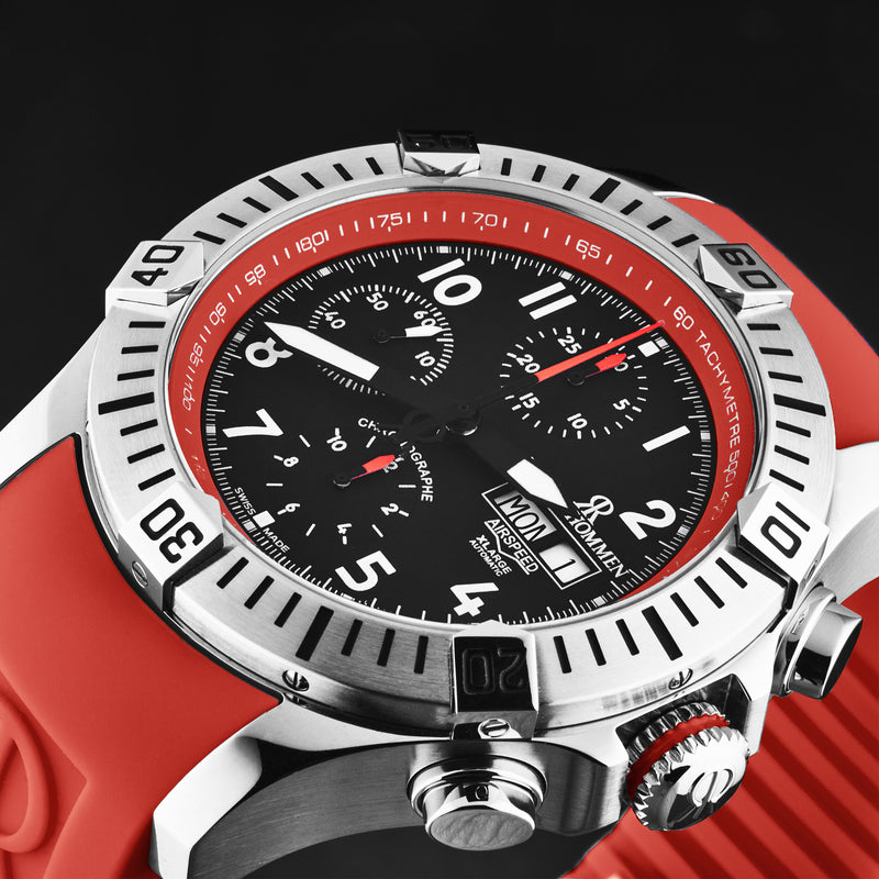 Air speed 16071.6736 / Black | Black Dial