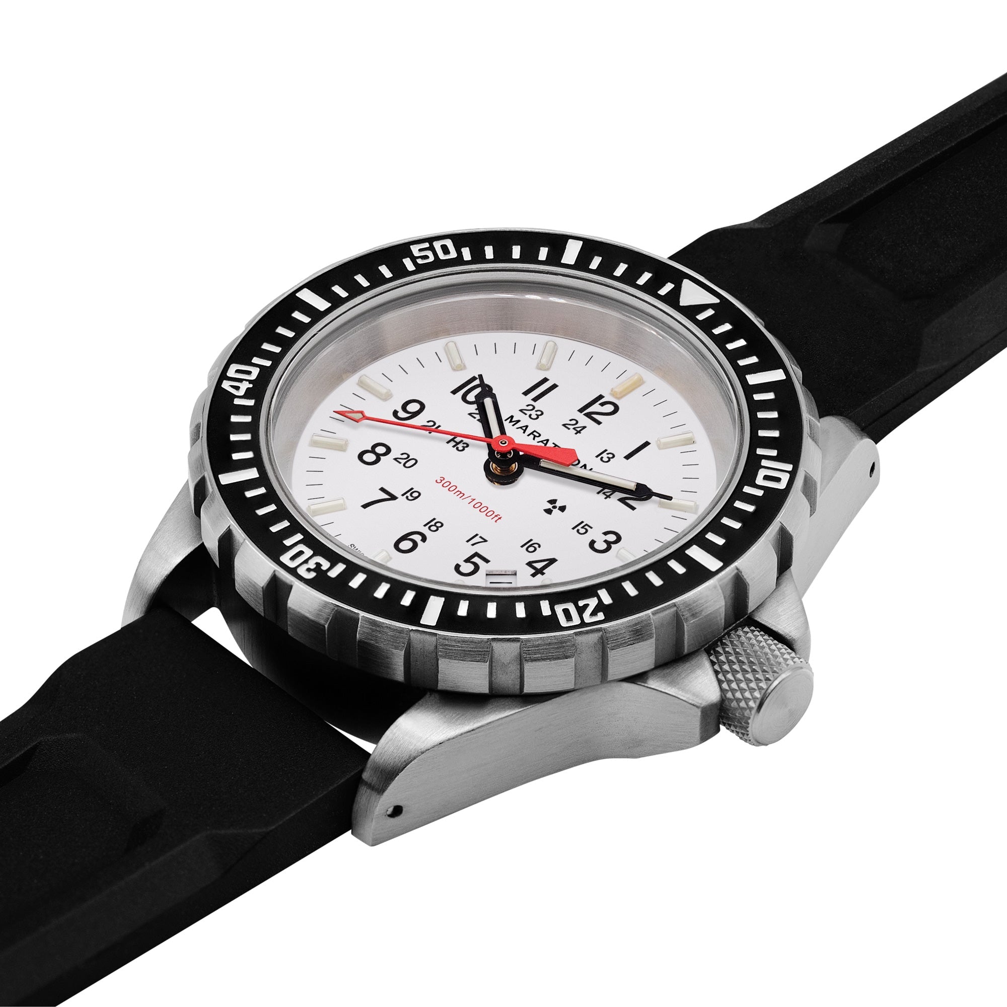 Dive SS/BKSS 3PC RUBBER (WW194007SS-0530) | White Dial – Watch Gang