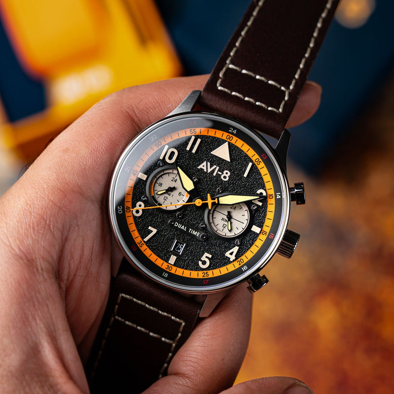 Carey Dual Time Imperial War Museums Edition Black / Leather | Black Dial