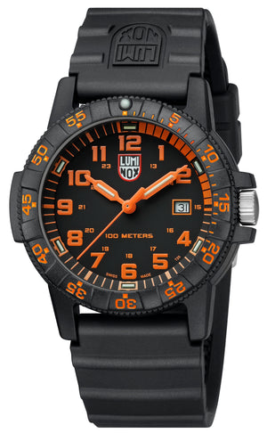 Sea Turtle Giant 44mm / Black and Orange / Black | Black and Orange Dial