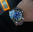Atlas Blue / Brown | Blue Dial