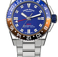 JS9-44 Blue/Metal | Blue Dial