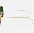 AVIATOR FLASH LENSES MENS / MATTE GOLD - BLUE MIRROR POLAR |  Dial