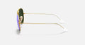 AVIATOR FLASH LENSES MENS / MATTE GOLD - BLUE MIRROR POLAR |  Dial