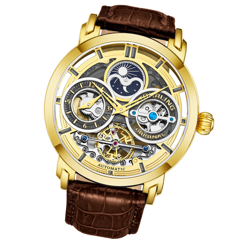 Legacy Brown/Gold Leather | Gold Dial