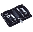 Sabre 4 Piece Surgical Steel Groom Kit Black/Black