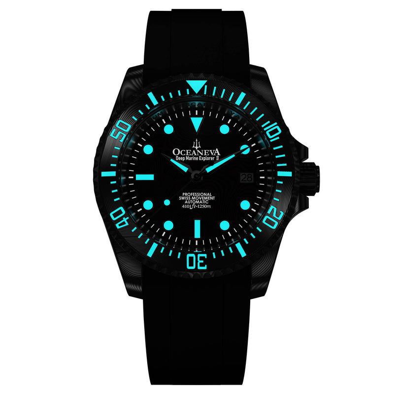 Damascus Swiss Automatic SW200 Deep Marine Explorer II Damascus/Coffee BrownDamascus Dial | Brown Dial