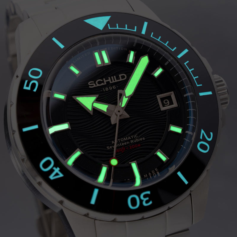 Hermann Swiss Automatic Limited Edition Black / Stainless Steel | Black Dial