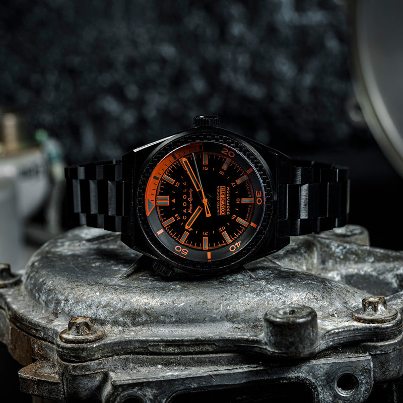 COSWORTH COSTIN MECA-QUARTZ LIMITED EDITION BLACK / STAINLESS STEEL | Black Dial
