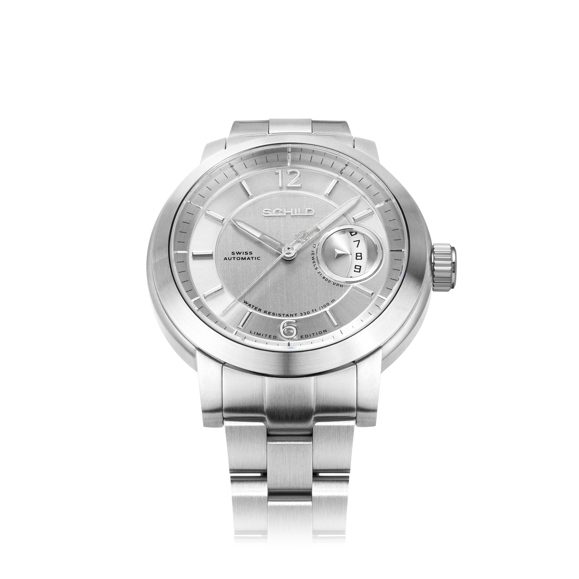 Heinrich Minimal Swiss Automatic Limited Edition Silver / Stainless Steel | Silver Dial