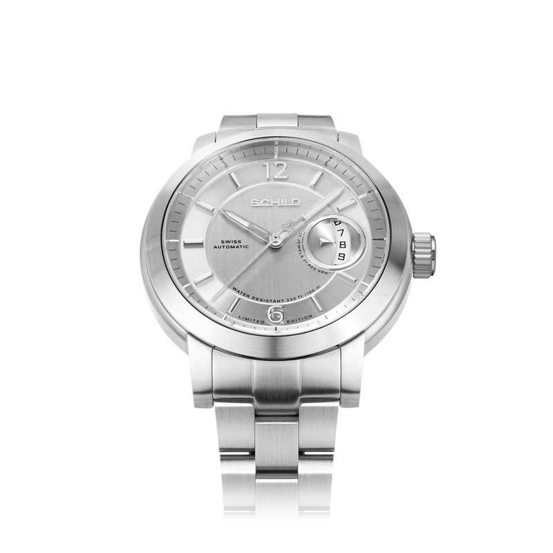 Heinrich Minimal Swiss Automatic Limited Edition Silver / Stainless Steel | Silver Dial