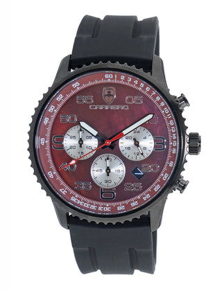 Aureum BLACK/MAROON Maroon Dial