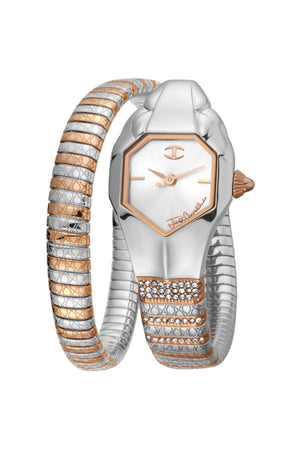 Signature Snake 22mm / Silver / Silver | Silver Dial