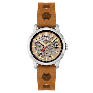 James McCabe Rally Automatic Tan / Leather | Tan Dial