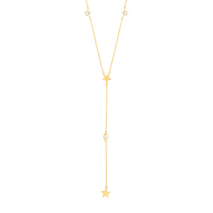 Kennedy Drop Necklace 18k Yellow Gold