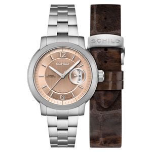 Heinrich Minimal Swiss Automatic Limited Edition Champagne / Stainless Steel | Champagne Dial
