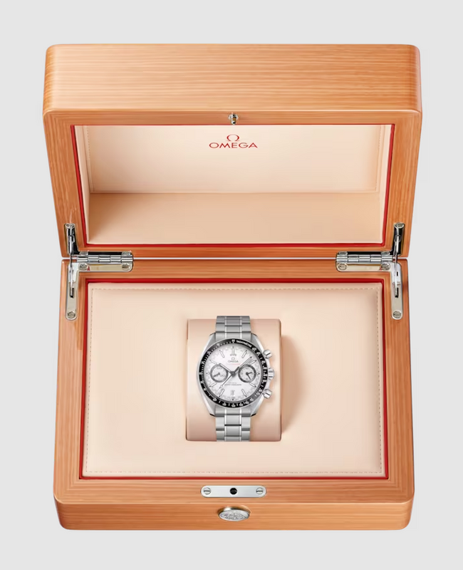 Speedmaster Racing 44.25mm | White Dial