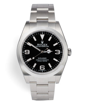 Explorer Black | BLACK INDEX Dial