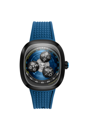 Tri-star Orbit Automatic Limited Edition Blue / Rubber | Blue Dial
